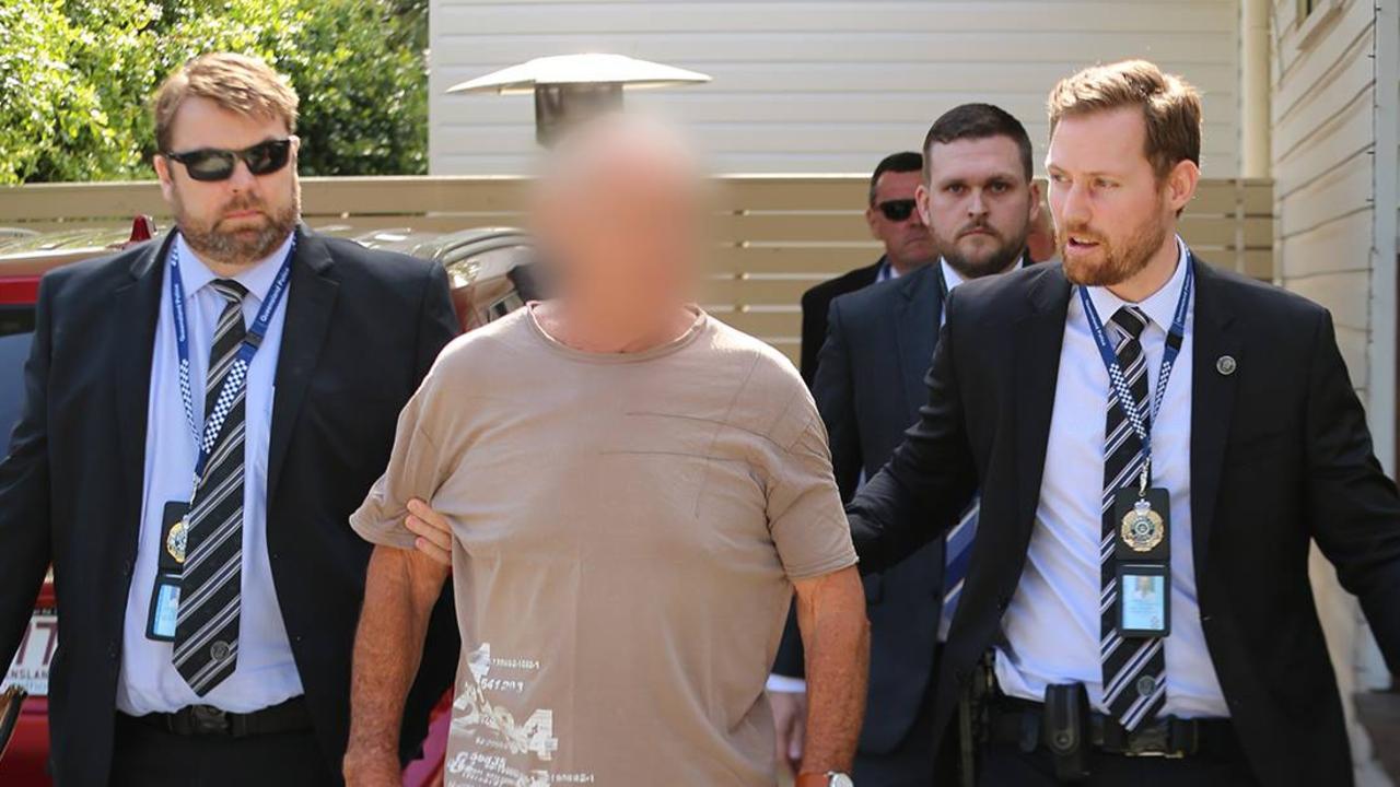 Police released this image of Chris Dawson’s arrest. Picture: NSW Police