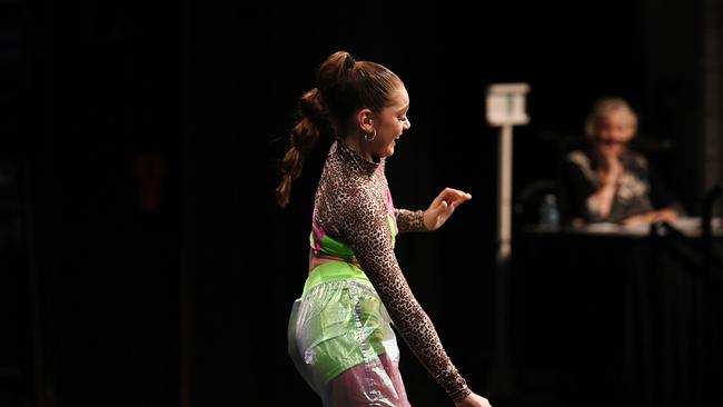 Age 7 to 12 Hip Hop Solo. Lainey Griffiths. Picture: Shae Beplate.