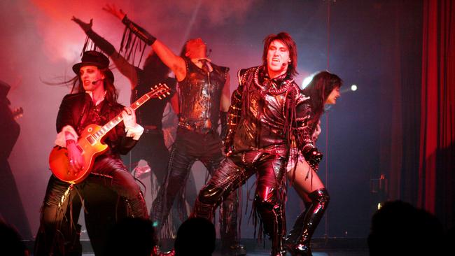 Dracula's Theatre Restaurant performers entertain diners in 2005. Picture: Rob Baird