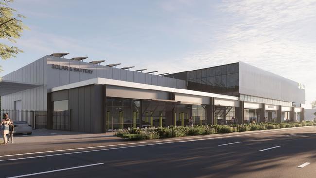 Artist impressions of the RAA's proposed new office building at West Croydon. Picture: Woods Bagot