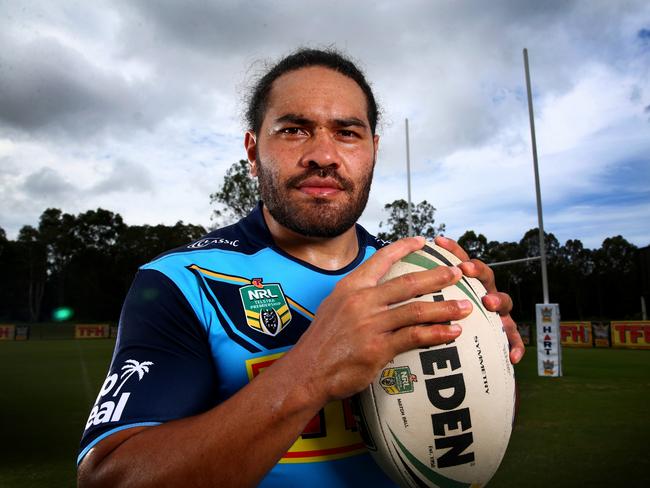 generous Gold Coast Titans starr Konrad Hurrell. Picture: Adam Head