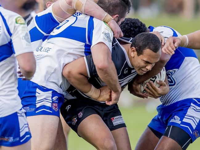 Kurtis McDonald playing for Tweed Heads Seagulls in the 2018 RLGC A-Grade season. Picture: Jerad Williams