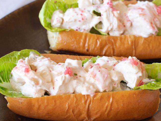 Lobster rolls with finger lime mayo.