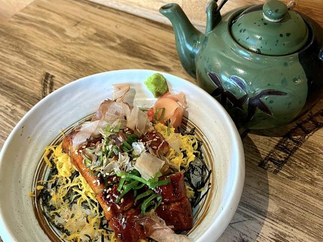 Unagi chazuke (eel rice bowl with dashi soup) at The Donburi House, Adelaide