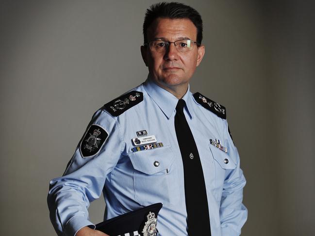 SUNDAY TELEGRAPH - 7/7/20**EMBARGOED FOR JULY 19TH PUBLICATION, PLEASE SPEAK WITH ST PIC ED, JEFF DARMANIN BEFORE PUBLISHING**New AFP Commissioner Reece Kershaw pictured at Surry Hills today. Picture: Sam Ruttyn