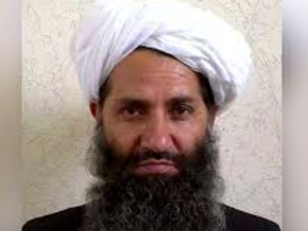 Taliban leader Mawlawi Hibatullah Akhundzada.