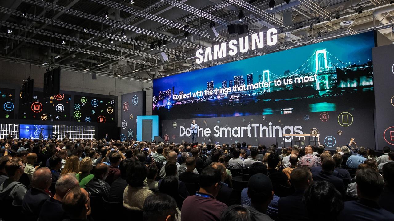 Samsung's press conference at IFA in Berlin on Thursday, August 31, 2023.