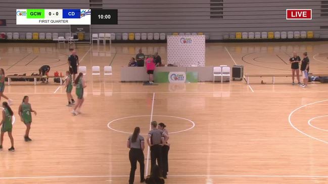 Replay: QLD U18 state basketball championships (U18 Girls Div 1 - GCW v CD)