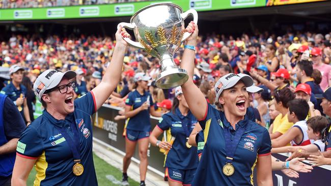 The AFLW showed it doesn’t have to be perfect to be a success. Picture: Tom Huntley