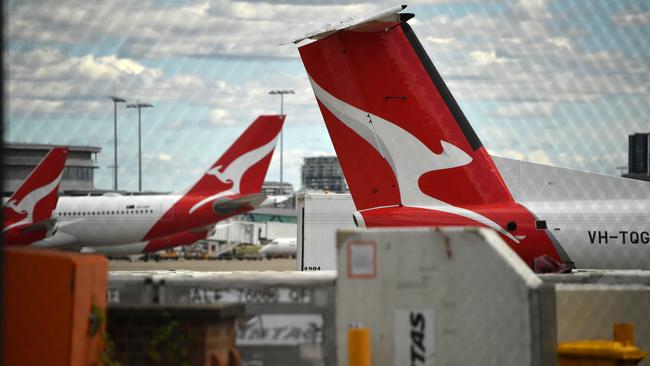 Qantas staff will be involved in the trial. Picture: NCA NewsWire/Joel Carrett