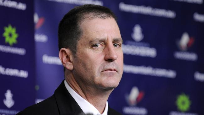 Ross Lyon replaced Mark Harvey in September of 2011, and his opening press conference included some terse exchanges.