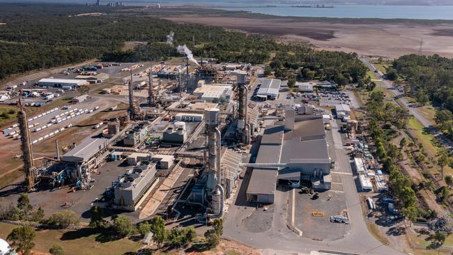 Orica's Yarwun manufacturing facility in Queensland. Picture: Orica