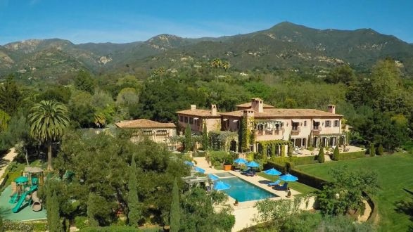 Meghan and Harry’s home in Montecito, in Santa Barbara, California.