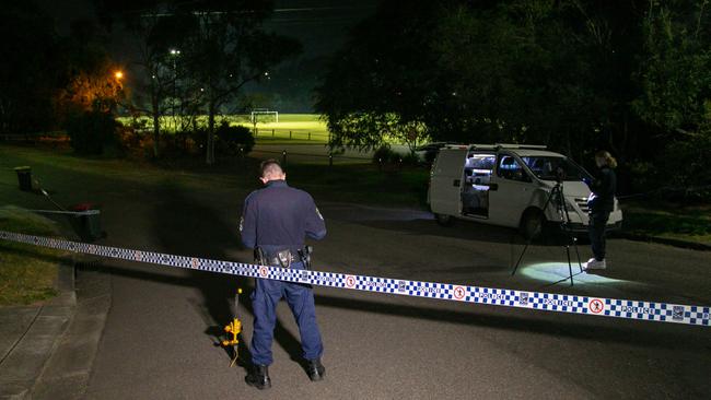 The 33-year-old woman confronted the intruder in her home on Gloria Close, Mt Colah when she was attacked. Picture: Damian Hoffman