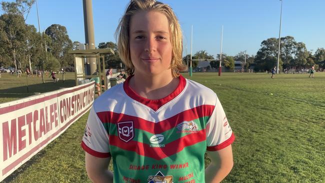 Caelan Barr, under 13s Hervey Bay Seagulls.