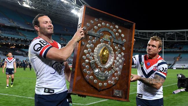 The Roosters have won it all again. AAP Image/Dan Himbrechts.