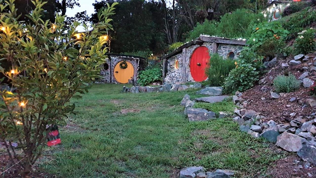 The Hobbit House in Gympie was destroyed by children.