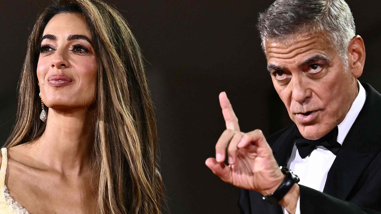 George and Amal Clooney. Picture: Marco Bertorello/AFP