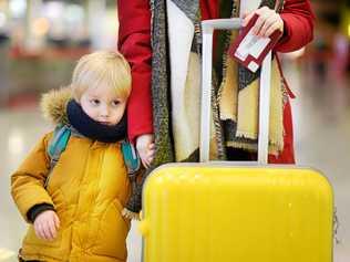 Travelling overseas with children takes a whole lot more organisation, and that's before you even leave the country. Picture: SbytovaMN