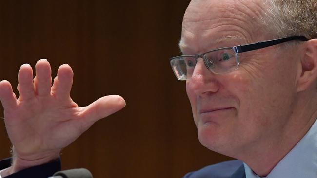 CANBERRA, AUSTRALIA - FEBRUARY 05: Reserve Bank Governor Philip Lowe at the Standing Committee on Economics at Parliament House on February 05, 2021 in Canberra, Australia. In an address to the National Press Club earlier this week, Reserve Bank of Australia governor Philip Lowe indicated being in favour of a permanent rise in the dole, declaring it an issue of fairness while revealing the economy could need record low interest rates until the middle of the decade. (Photo by Sam Mooy/Getty Images)