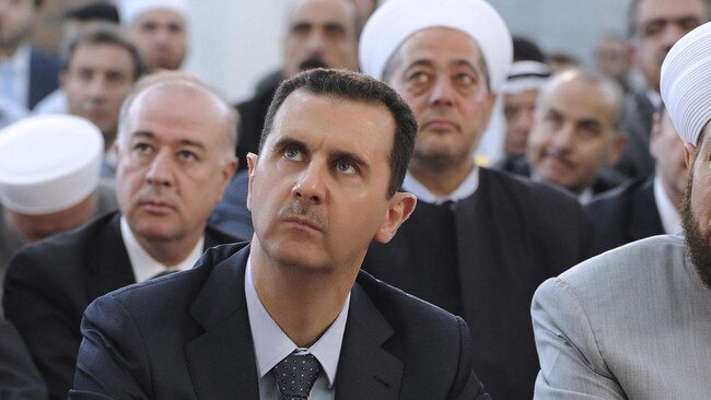 Assad’s regime seemed about to fall before Russian President Vladimir Putin sent in Russian warplanes and other military support in 2015. Picture: SANA/AP/The Times