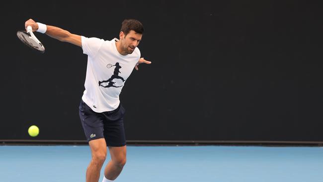 Djokovic will return to the scene of one of his first ever professional tournament wins when the Adelaide International begins on January 1. Picture: NCA NewsWire / David Mariuz