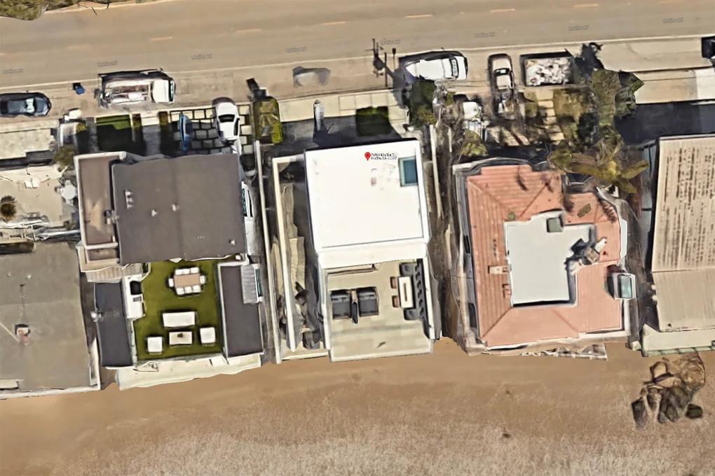 The new house from above. Picture: Google Maps