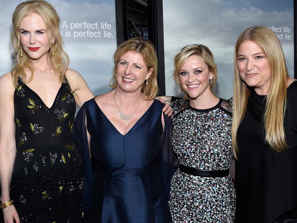 Nicole Kidman, Liane Moriarty, Reese Witherspoon, and Bruna Papandrea have seen the TV adaptation of Big Little Lies become a monster hit. Picture: Getty Images