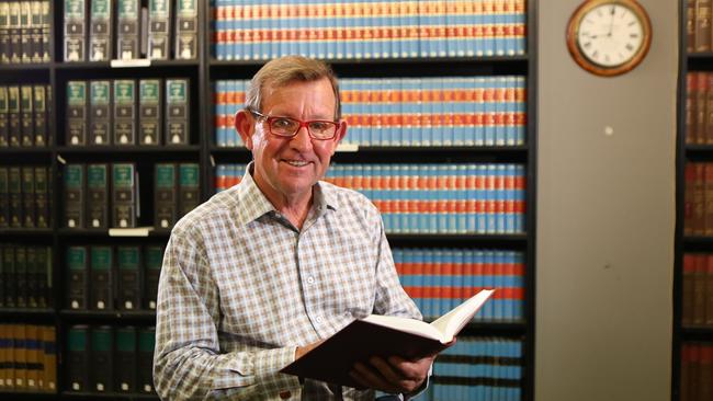 Solicitor Jim Marsden poses for a photo in Campbelltown, Wednesday, 25th October 2018. Marsdens Law Group is celebrating its 50th year this year. (AAP Image / Robert Pozo).