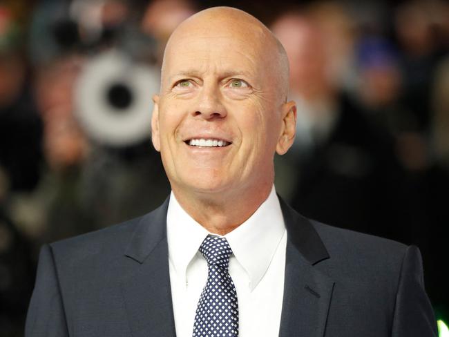 (FILES) In this file photo taken on January 09, 2019 US actor Bruce Willis poses on arrival for the European premiere of Glass in central London. - Willis has been diagnosed with dementia, his family said Thursday, less than a year after he retired from acting because of growing cognitive difficulties. (Photo by Tolga AKMEN / AFP)