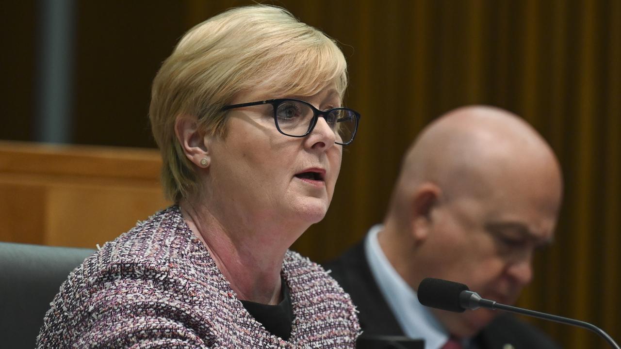 Ms Higgins was a staffer of former defence minister Linda Reynolds when the alleged rape occurred. Picture: NCA NewsWire / Martin Ollman