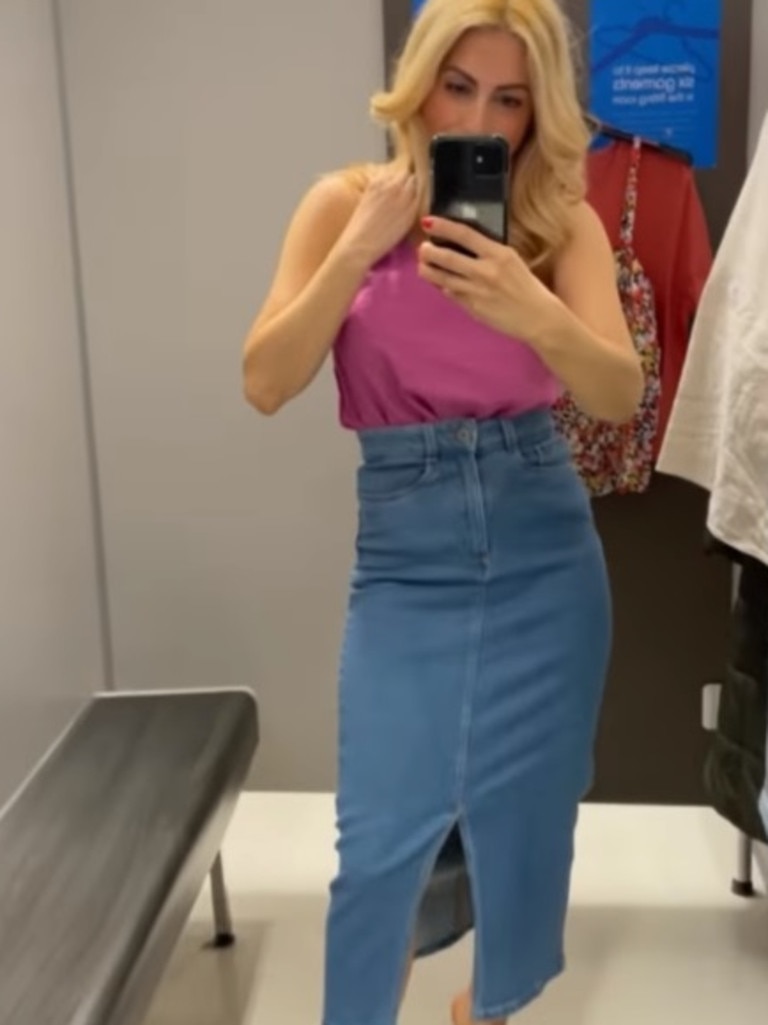 Kmart denim shop mini skirt