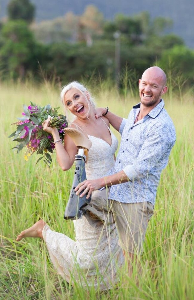 Glenn Dickson married his long-time partner Jessie-lee earlier this year. Photo credit: Marion Jonkers