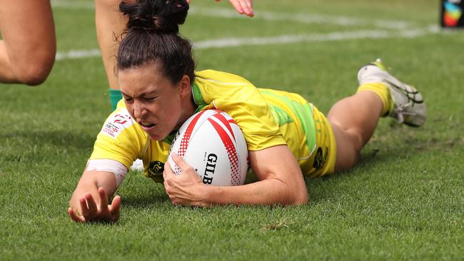 Emilee Cherry scored four tries in the first three games.