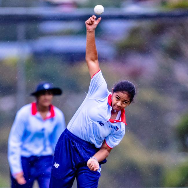 Lakshmi Rajadurai was brilliant with the ball. Picture: Linda Higginson / Cricket Australia