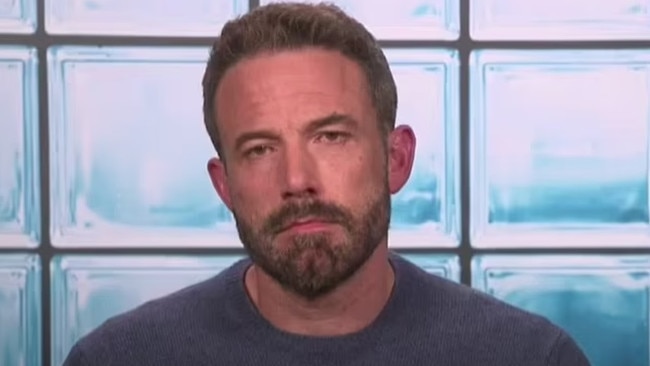 Ben Affleck has been labelled "rude" after failing to appear engaged during an interview on Australian television. Picture: YouTube.