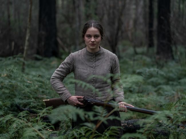 Aisling Franciosi in a scene from The Nightingale.