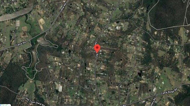 A two-year-old boy is fighting for life after nearly drowning at a property at Maraylya. Picture: Google