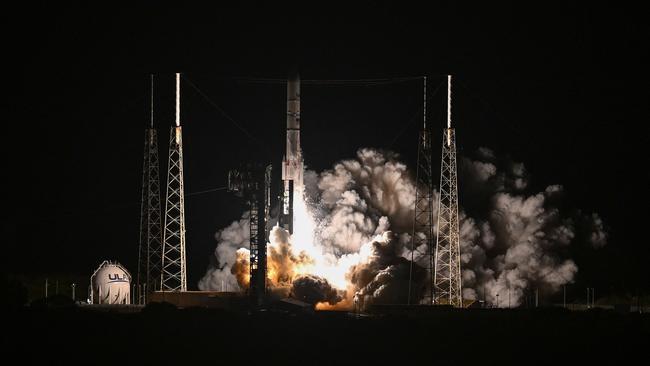 The Vulcan Centaur lifts off from Cape Canaveral Space Force Station bound for the moon. Picture: AFP