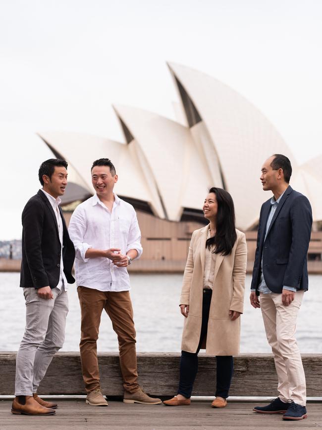 Timothy Chen and the My Overseas Wedding team. Picture: Supplied