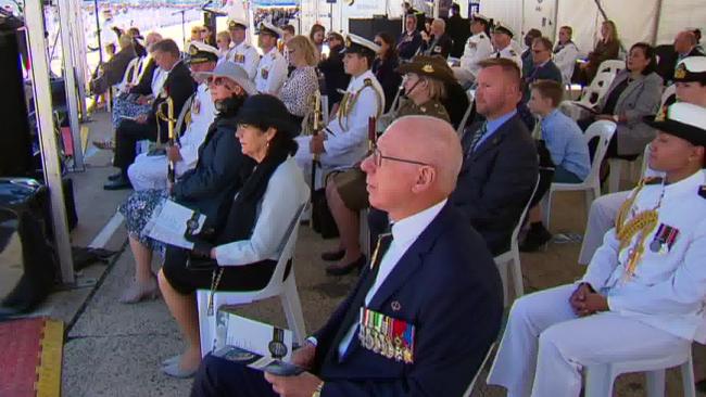 The ABC footage indicated the Governor-General was among the members of the audience. Picture: ABC