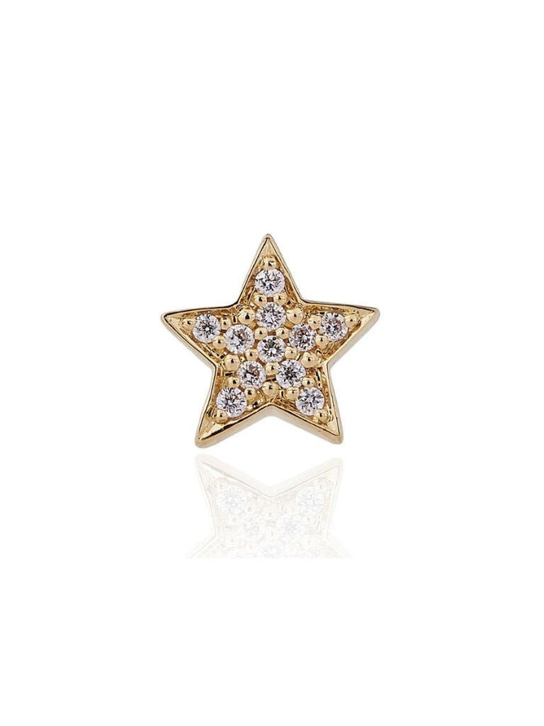 STASIA Star Mini Diamond Stud Single. Picture: Alinka Jewellery.