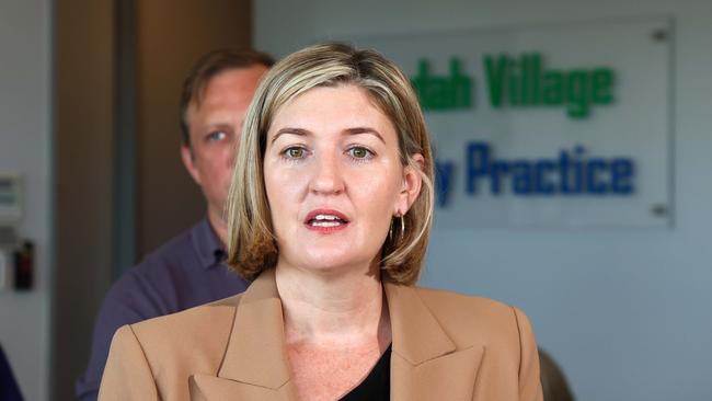 Shannon Fentiman is accused of ordering a ‘disgraceful cover up’ about the performance of Queensland’s health system six months before the state election. Photo: Tertius Pickard