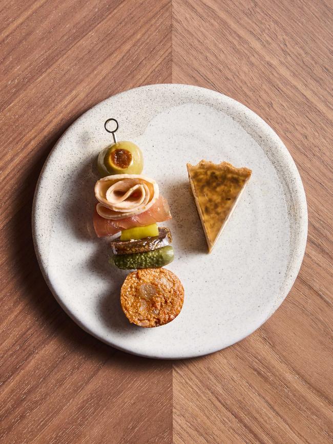 A selection of fish charcuterie.