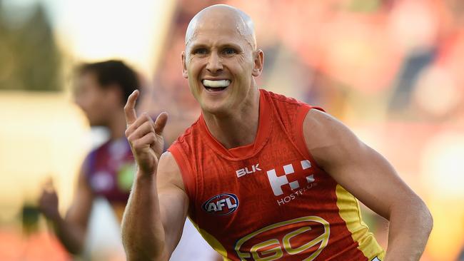 Gary Ablett must get back to his best if the Suns are to figure come September. Photo: Matt Roberts/AFL Media/Getty Images