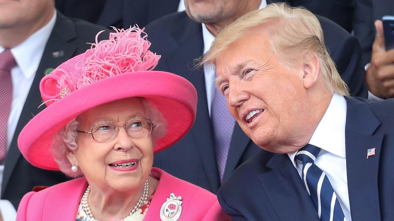 Donald Trump and Queen Elizabeth in 2019. Picture: Chris Jackson-WPA Pool/Getty Images