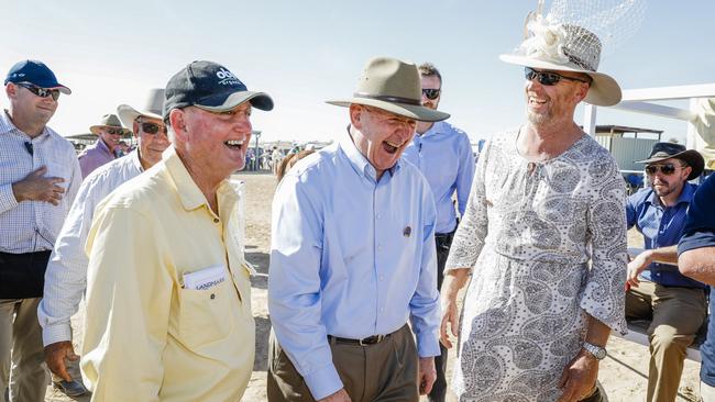 Governor-general Peter Cosgrove attended the Birdsville races on Saturday. Picture: Salty Dingo.