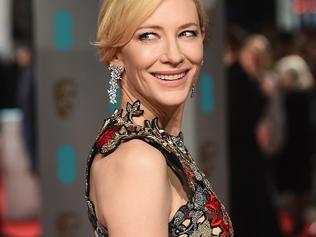 LONDON, ENGLAND - FEBRUARY 14: Cate Blanchett attends the EE British Academy Film Awards at the Royal Opera House on February 14, 2016 in London, England. (Photo by Ian Gavan/Getty Images)