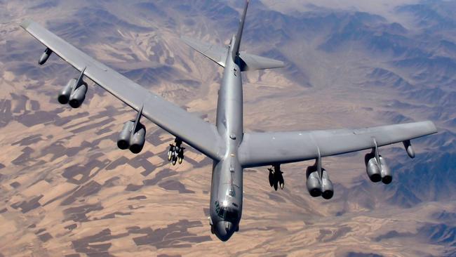 A US Air Force B-52 Stratofortress.