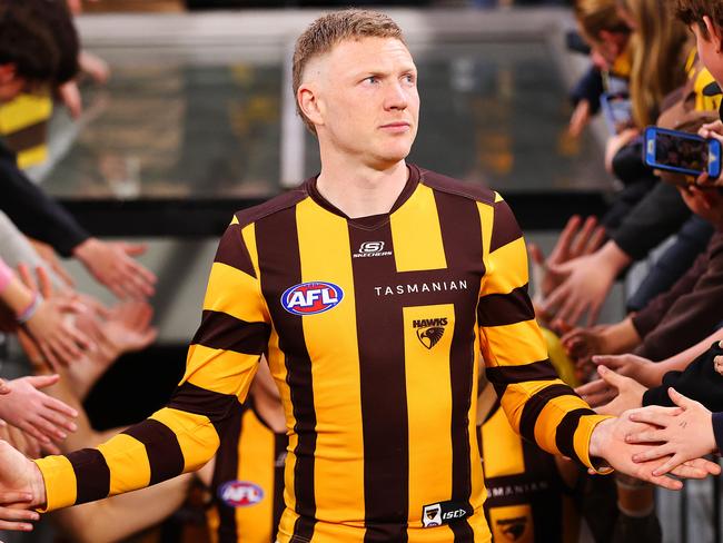 James Sicily is one of the only Hawks right now on big money. Picture: Mark Stewart